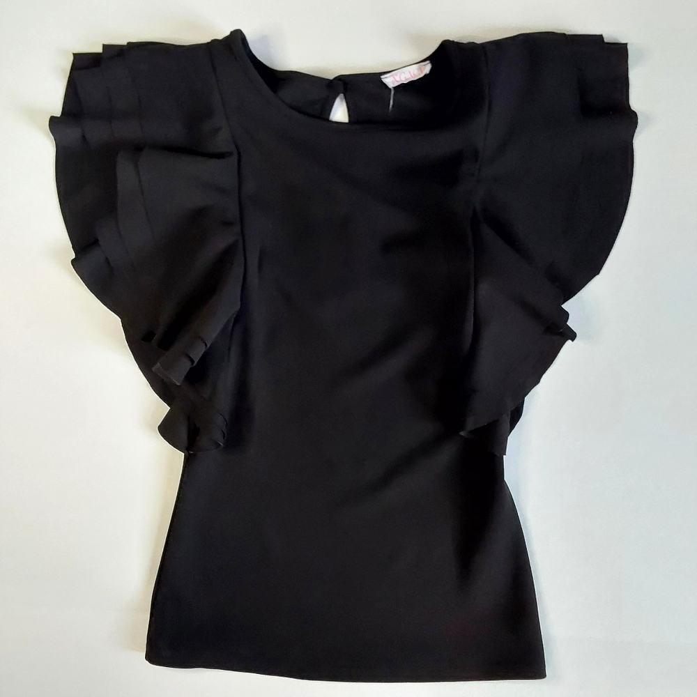 A'Gaci : Flutter Sleeve Blouse